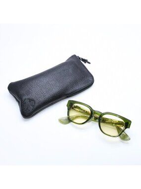 Chrome Hearts Cuntvoluted Sunglasses 49 Dagger Decoration BS Flare Clear Green